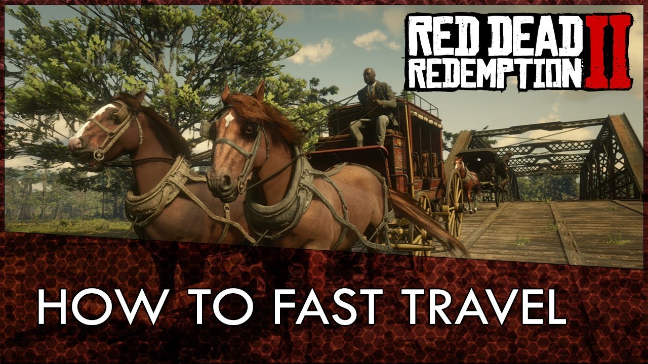 red dead 2 online fast travel