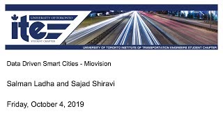 UT-ITE Seminar - Salman Ladha and Sajad Shiravi