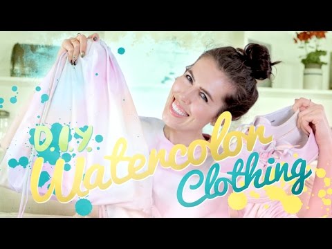 D.I.Y. Watercolor Clothing