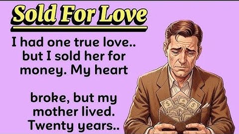 Sold For Love – Learn English Through Story Level 1 | Graded Reader | English Listening Practice