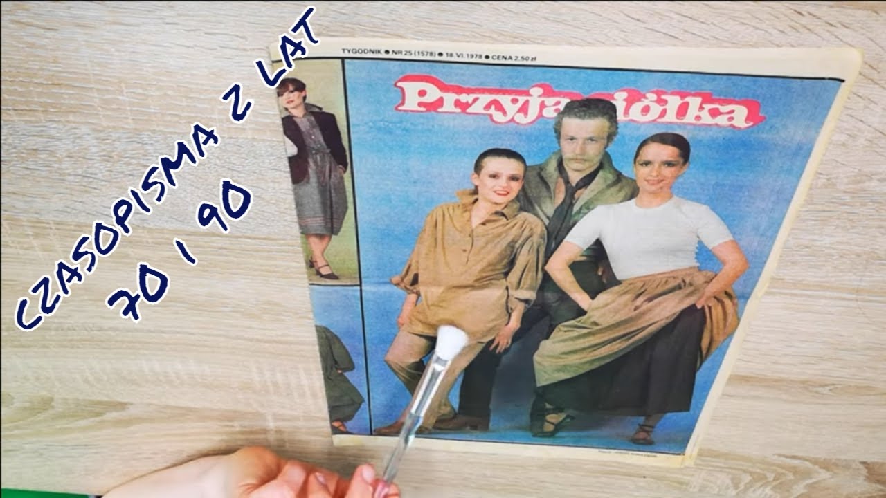 ASMR po polsku - Przegląd czasopism z lat 70 i 90 * szept * page flipping