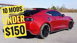 10 Cosmetic Mods Under $150 | 6th Gen Camaro | 2016-2018