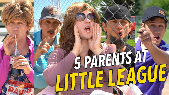 5 types of parents at little league