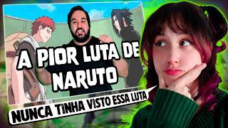 A LUTA do SASUKE VS GAARA foi assim MESMO??? (ZÉ RENACHO) NARUTO | FERU REACT