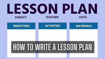 How to write a Lesson Plan ? | Step by Step Procedure