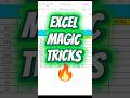 Excel Interview Question Tips and Tricks 🔥 #excel #exceltips #exceltutorial #msexcel #microsoftexcel