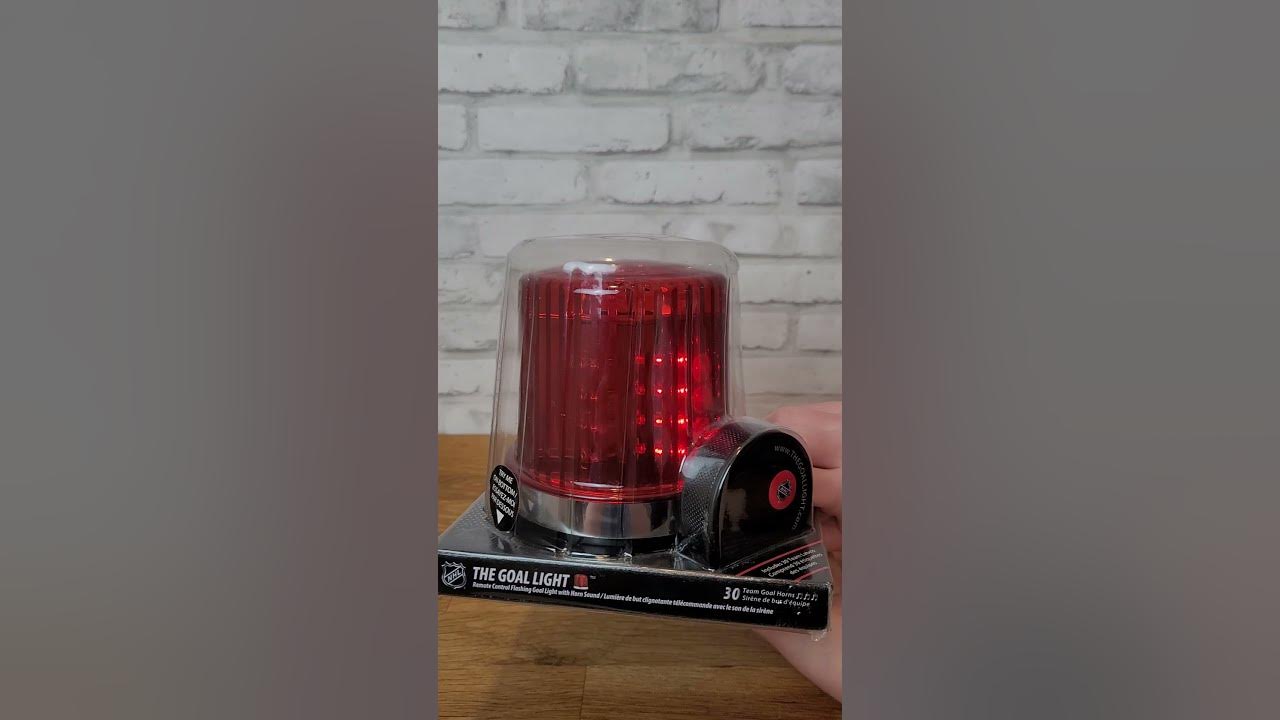 NHL Hockey Light and Horn Works Ice Hockey Goal Light & Horn Sounds When your team scores