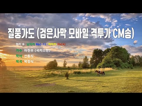 [은성 반주기] 질풍가도(검은사막모바일격투가CM송) - 하현우(국카스텐)