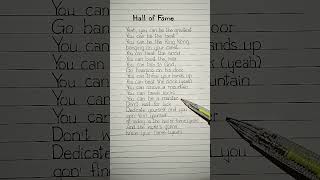 Hall Of Fame Lyrics The Script #halloffame #thescript #lyrics Lovely Lyrics #music #song Hall Of Fame Lyrics The Script #halloffame #thescript #lyrics Lovely Lyrics #music #song