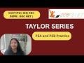 Taylor Series ISI MSQE PEA PEB