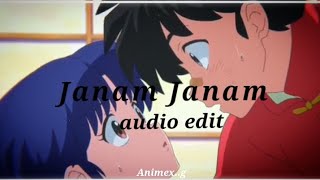 Janam Janam { slowed reverb } Arjit singh no- copyright music ( Audio edit )