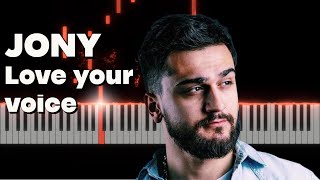 JONY - Love your voice (Piano Cover) Resimi