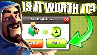 SHOULD YOU SELL THIS ITEM FOR FREE GEMS!? - Clash Of Clans - TIME TO CLAIM REWARDS!! screenshot 3