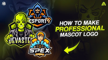 How To Make Professional Mascot Logo On Android || Gaming Logo Tutorial Hindi.