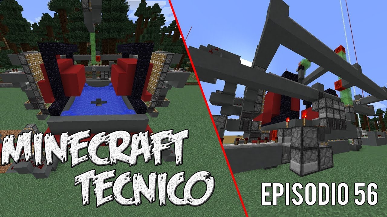MINECRAFT TECNICO 1.12 Ep56 | 18,000 bloques de concreto por hora - YouTube