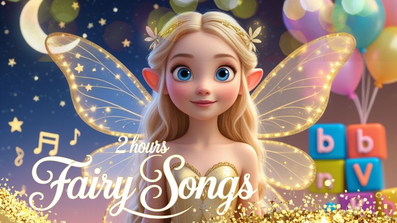 2 Hours Fairy Songs 🌙🧚‍♀️ | Fun, Learning & Sleep Music for Kids