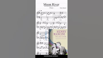 Thumbnail of Moon River - from BREAKFAST AT TIFFANY'S - Piano - Harry Mancini (Tutorial, Sheets Score)