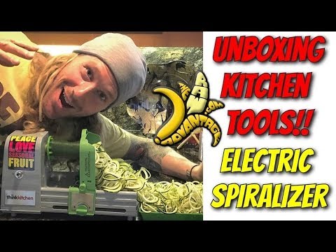 Unboxing Kitchen Tools - Electric Spiralizer by Thinkkitchen