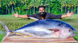 50 Kg + Tuna Fish ThavaFry | ഇത്രക്ക് വലിയ മീനെ പൊരിച്ചുകഴിച്ചാലോ | M4 Tech |