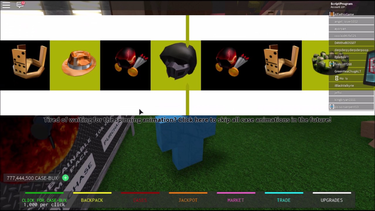 [ROBLOX gaming]The Other Way to get 100m case bux worth xD