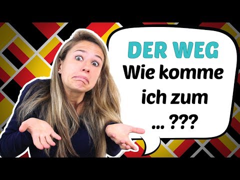 How to give DIRECTIONS in GERMAN ("Wegbeschreibung" - Nur Deutsch!) 🤓