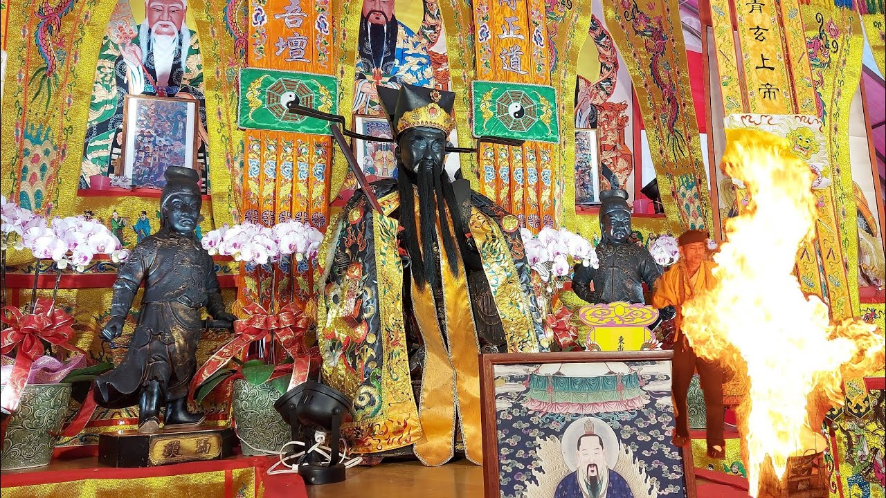 道長煮油淨穢~開光六騎~地府壇包大人顯靈了!