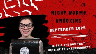 Night Worms Book Box September 2025 Unboxing (Should I Unsubscribe?) | Violet Prynne