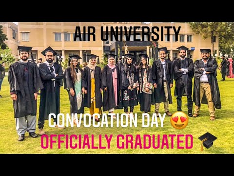 AIR UNIVERSITY CONVOCATION!! OFFICIALLY GRADUATED ? !! GRADUATION DAY?‍??