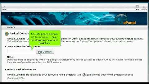 WebHosting Break Presents: How to Park a Domain in cPanel