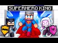 Playing as a superhero king in minecraft