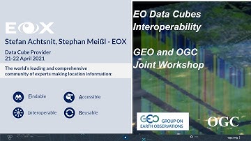 Data Cube Provider Perspective