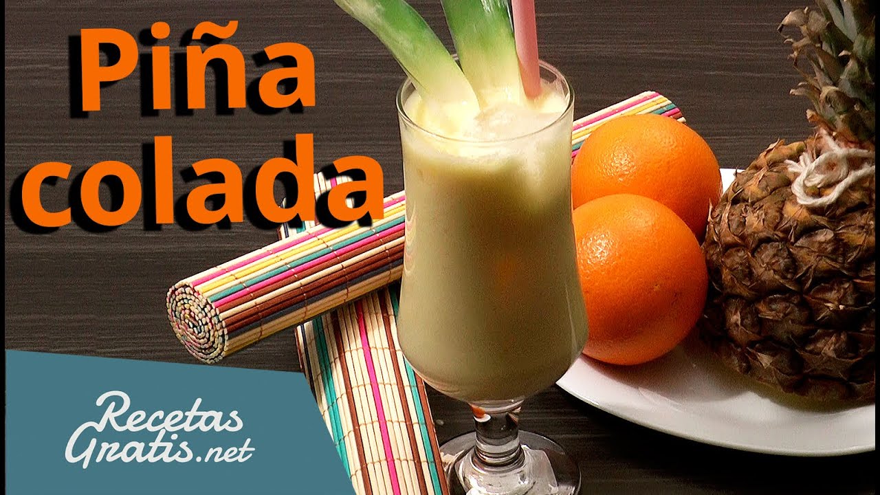 Como hacer piña colada con alcohol