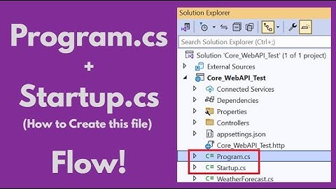 .NET Core Startup.cs Explained | Program.cs | Program Flow & Setup Guide #coding #dotnet #core