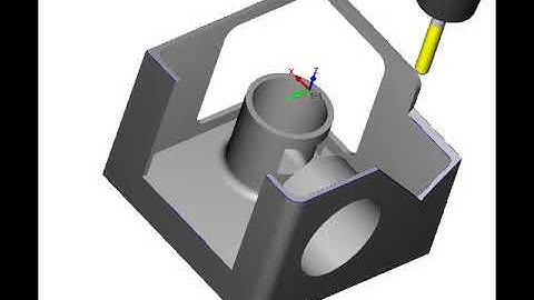 SolidCAM 3-Axis Edge Breaking simulation
