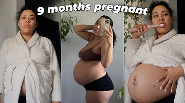 9 month pregnant morning routine | Harmony