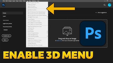 How to Enable 3D Menu in Photoshop