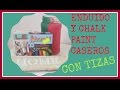 Pintura a la tiza y enduido  caseros con tizas - Homemade Chalk Paint - DIY - Tutorial