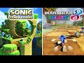 Playable Sonic Green Hill Zone In Mario Kart 8 Deluxe 8K Playable Sonic Green Hill Zone In Mario Kart 8 Deluxe 8K