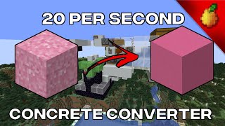 Fastest Vanilla Concrete Converter (72,000 per hour)