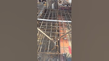 Bending bend beam rebar #shorts #construction #building #civilengineering
