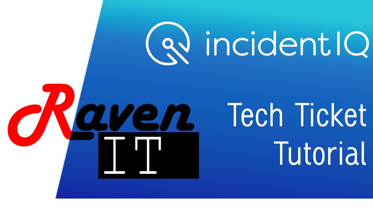 How to submit a Tech Ticket [Raven IT] - YouTube