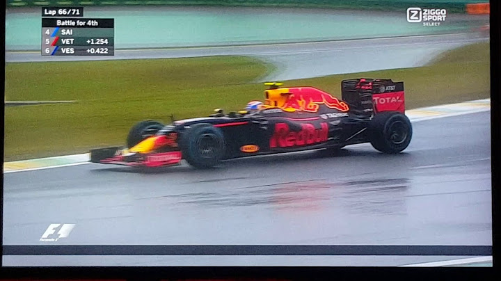 Formule1 brazil 2016 Rain Master Max verstappen