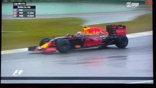 Formule1 brazil 2016 Rain Master Max verstappen