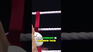 Andrew Tate dominates the ring with a fearless performance #shorts