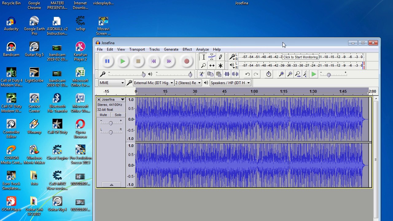 Cara Menurunkan Nada Lagu Karaoke Di Audacity Youtube