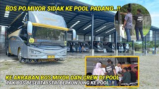 SIGHTED CHECK!!! MIYOR BUS BOSS VISITS MIYOR POOL IN PADANG‼️
