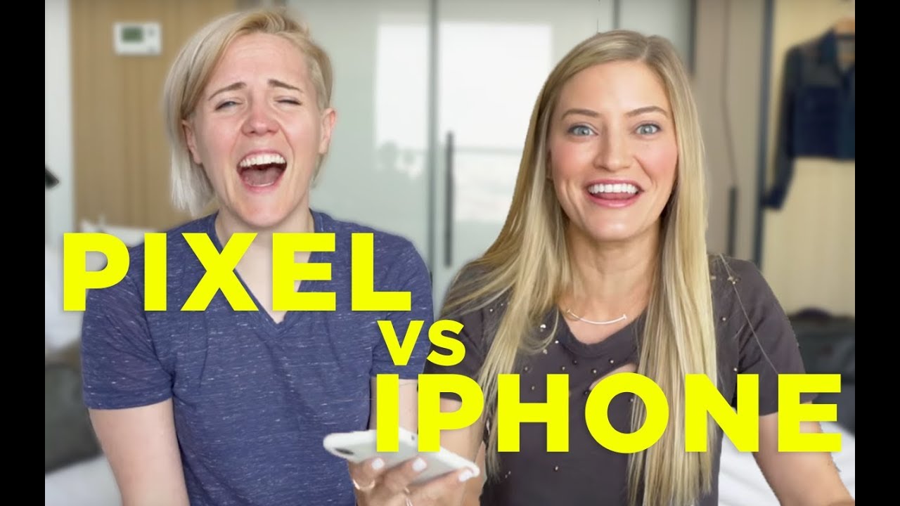 PIXEL vs. iPHONE ft. iJustine! myharto bday