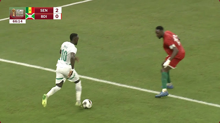 Sadio Mané Tonight with Senegal vs Burundi | 1080i HD