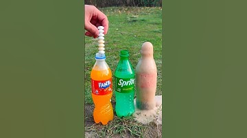 Mentos Reaction: Coke, Fanta and Sprite Explosion!