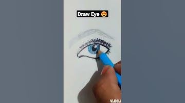 draweye😍 #shorts #eyes #tiktok #infinity #youtubeshorts #girl #howtodraweye #eyedraw #drawing